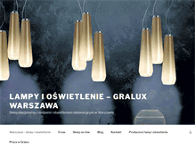 Tablet Screenshot of gralux.pl